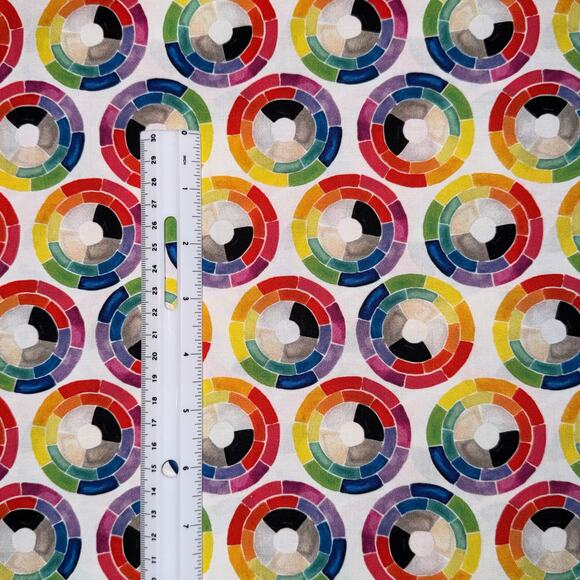 Wheel of Color - Mess Maker by The Paper Curator - Michael Miller Fabrics - 1 YD - Picture 5 of 9